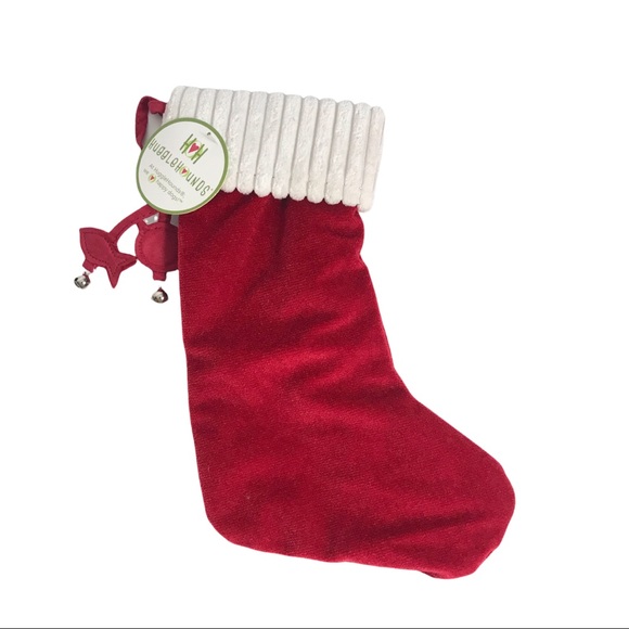NWT Red HuggleHounds Cat Christmas Stocking - Picture 2 of 11
